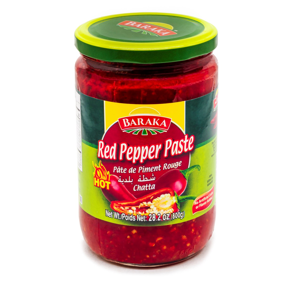 Red Pepper Paste (Shatta) "Baraka" 800g x 12